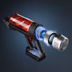 Rowenta X-Force Flex 9.60 RH2078WO Aspirateur Sans Fil Sans Sac Noir Rouge - Vue supplémentaire 13