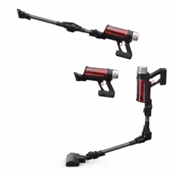 Rowenta X-Force Flex 9.60 RH2078WO Aspirateur Sans Fil Sans Sac Noir Rouge - Vue supplémentaire 4
