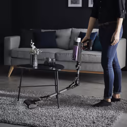 Rowenta X-Force Flex 9.60 RH2038WO aspirateur de table Noir, Violet Sans sac