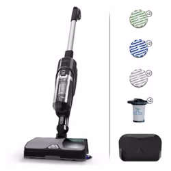 Rowenta X-COMBO ALLERGY GZ3039WO, Aspirateur traineau, Sans sac, Noir, Bleu, 0,55 L, Sec&humide, Cyclonique
