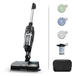 Rowenta X-COMBO ALLERGY GZ3039WO aspirateur balai et balai électrique Batterie Sec&humide Sans sac 0,55 L Noir, Bleu