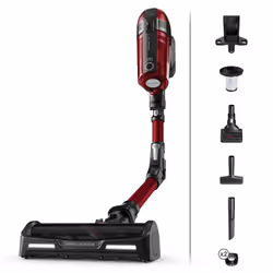 Rowenta X-Force Flex 12.60 RH98A9WO, Sec, Cyclonique, Sol nu, Tapis, Sol dur, Marches d’escalier, Carrelage, Tapisserie, 84 d ...