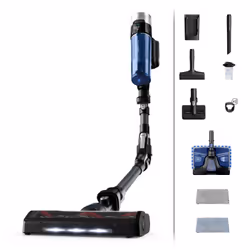 Rowenta X-Force Flex 9.60 RH20C2, Sec&amp;humide, Cyclonique, 83 dB, Chine, Sans sac, Noir, Bleu
