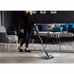 Rowenta X-Force Flex 9.60 RH20C2 aspirateur de table Noir, Bleu Sans sac