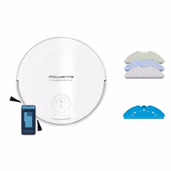 Rowenta X-Plorer RR8477WH, Sans sac, Blanc, Rond, 0,4 L, 70 dB, 0,3 L