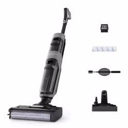 Rowenta X-Clean 4 GZ5036WO, Aspirateur balai, Sans sac, Gris, Rectangulaire, Sec&humide, mousse