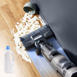 Rowenta X-Clean 4 GZ5036WO aspirateur balai et balai électrique Batterie Sec&humide mousse Sans sac 200 W Gris