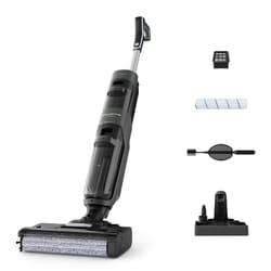 Rowenta X-Clean 4 GZ5037WO aspirateur balai et balai électrique Batterie Sec&humide mousse Sans sac 200 W Aluminium, Gris