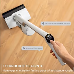 Rowenta X-Clean 10 Aspirateur Laveur Sans Fil 2-en-1 Argent Blanc Sans Sac - Vue supplémentaire 6