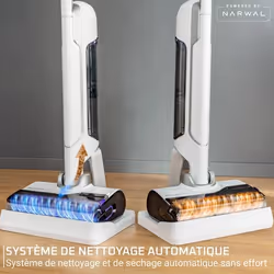Rowenta X-Clean 10 Aspirateur Laveur Sans Fil 2-en-1 Argent Blanc Sans Sac - Vue supplémentaire 7