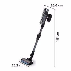 Rowenta X-Force Flex 16.60 RH9C71E0 aspirateur balai et balai électrique Aspirateur-balai 2 en 1 Batterie Sec Sans sac Noir, Bleu - Vue supplémentaire 3