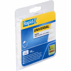 Les bâtons de colle Rapid universelle blanche de 12mm offrent un collage de qualité grâce à une forte teneur en résine. Parfa ...