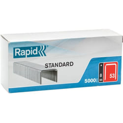 Agrafes Rapid es en fil fin no. 53 (10 mm) - paquet de 5 000 pièces.