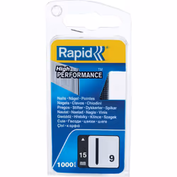 Pointes Rapid N°9 - 15mm - 1000 pièces - Haute Performance Les pointes Rapid N°9 sont des pointes sans tête de 15 mm de longu ...