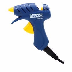 Rapid EG Point Pistolet à colle chaude Bleu, Jaune