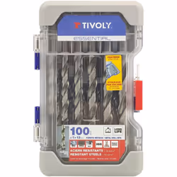 100 forets métaux HSS taillés meulés pointe en croix Ø 1 à 13mm / Foret HSS taillé meulé pour le perçage des aciers et des al ...