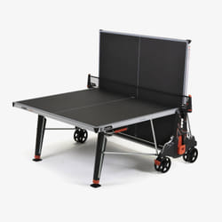 Cornilleau 500X table de tennis de table Table de tennis de table sur roulettes (2 plateaux et 1 châssis) Noir
