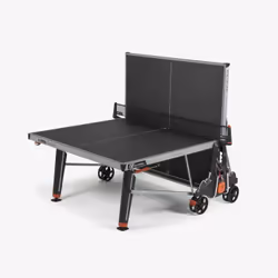 Cornilleau 600X, Table de tennis de table, Joueur débutant et occasionnel, Table de tennis de table sur roulettes (2 plateaux ...