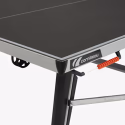 Cornilleau 600X table de tennis de table Table de tennis de table sur roulettes (2 plateaux et 1 châssis) Noir