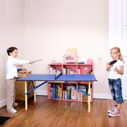 Cornilleau Table Hobby Mini table de tennis de table Autonome Bleu