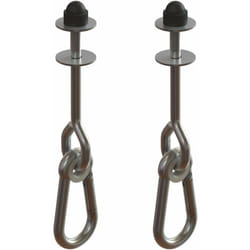Trigano - 2 crochets avec mousquetons pour poutre ø 80 mm