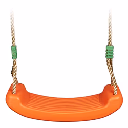 Description générale La balançoire en plastique orange TRIGANO est conçue pour les portiques d'une hauteur de 1,90 à 2,50 m. ...