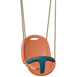 Trigano - Siège bébé pour portique de 1,90 à 2,50 m bleu/corail