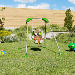 Trigano - Balançoire bébé métal 1,2 m tatou- 1 enfant