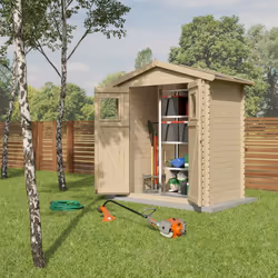 Abri de Jardin en Bois Brut 2,3 m² - Compact et Charmant Découvrez notre Abri de Jardin en Bois Brut de 2,3 m² , parfait pour ...