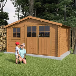 Description générale Découvrez l'abri de jardin Saturne, alliant durabilité, facilité de montage et esthétisme. Ses parois ro ...