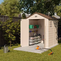 Description générale Découvrez notre Abri de Jardin Résine Beige Trigano de 3,16 m², un ajout élégant et pratique pour tout j ...