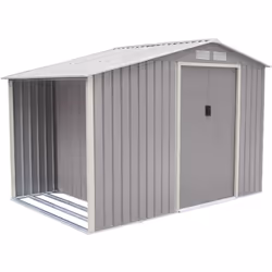 Description générale Découvrez l'efficacité et l'élégance combinées avec notre abri de jardin en métal gris châtaigne et son  ...