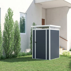 Abri de jardin compact en résine 130x130x196 cm