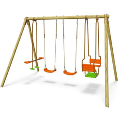 Trigano - Portique bois 2,30 m Artix hali - 6 enfants