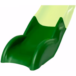 Partie Inférieure de Glissière Toboggan 2,63 m avec Sabot Vert Foncé - Module de remplacement Offrez une seconde vie à votre  ...