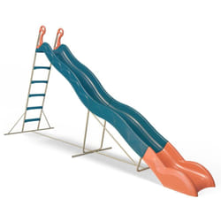 Toboggan valou Bleu 3,80 m, 3-12 ans
