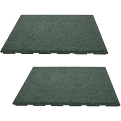 Trigano - Dalle amortissante 50 x 50 cm épaisseur 2,5cm - lot de 2 Jardin - 54100