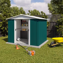 Description générale Découvrez l'abri de jardin métal Yardmaster, un choix idéal pour un rangement efficace et esthétique dan ...
