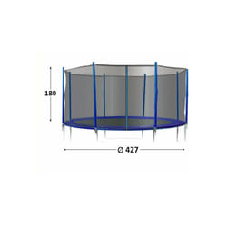 Trigano - Filet de protection pour trampoline de 4,27 m