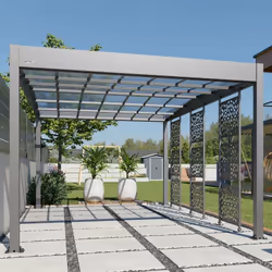 Description générale Offrez à votre véhicule une protection de haut niveau avec le Carport Aluminium Trigano - LIBECCIO, agré ...
