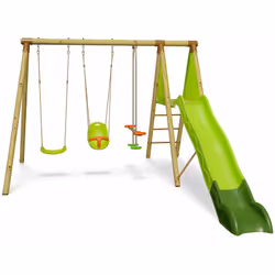 Description générale Découvrez la station de jeux en bois Topwood OLVI, conçue pour accueillir jusqu'à 6 enfants. Ce modèle a ...