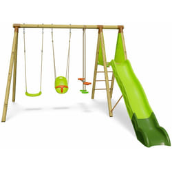 Balançoire en bois 2,30 m Topwood olvi - 6 enfants