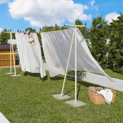 Description générale Découvrez l'étendoir à linge Windy, le choix parfait pour sécher votre linge en plein air. Avec sa teint ...