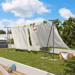 Description générale Découvrez l'étendoir à linge Windy, le choix idéal pour sécher votre linge en plein air. Avec sa teinte  ...