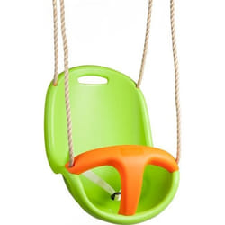 Siege bebe vert et orange BABYK - pour portique 1,90 a 2,50m - TRIGANO