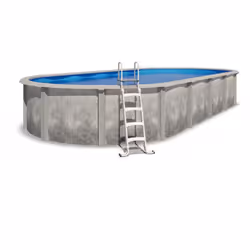 Description générale Profitez de moments inoubliables avec la grande piscine ovale LIBERTY, mesurant 9,15 x 4,55 x 1,32 m, co ...