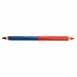 Crayon double de marquage rouge/bleu