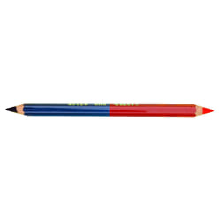 Crayon double de marquage rouge/bleu
