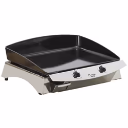 Eno Plancha Mania 60, Noir, Acier inoxydable, Fonte, Acier inoxydable, 2 zone(s), Fonte, 620 mm, 580 mm