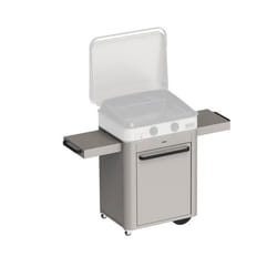 Chariot plancha - ENO - Enosign 65 - Inox marin - 4 roues - 2 tablettes rabattables